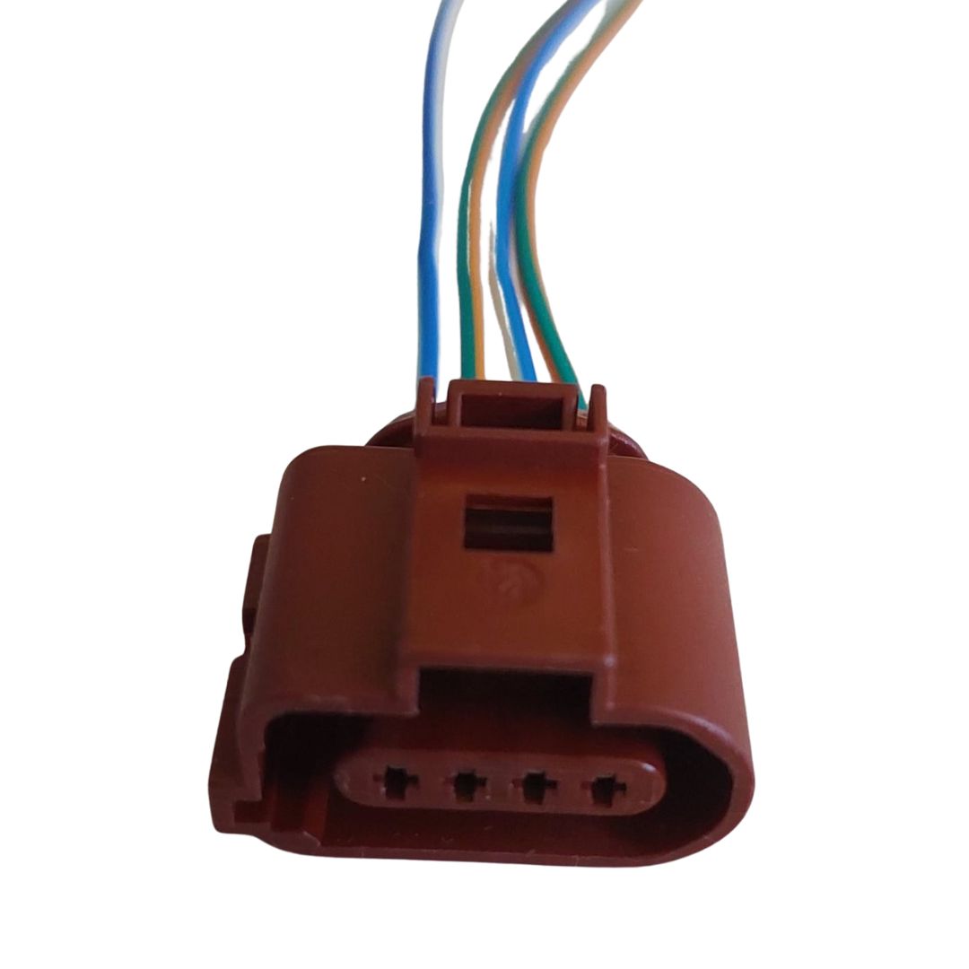 Conector Enchufe Sensor Oxigeno Volkswagen, Audi y más Hembra 4 Pines