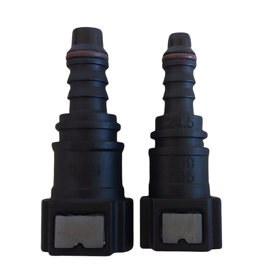 Conector Acople Rápido Recto Hembra Mangueras Combustible Universal Bencina y otros Combustibles 1.0cm