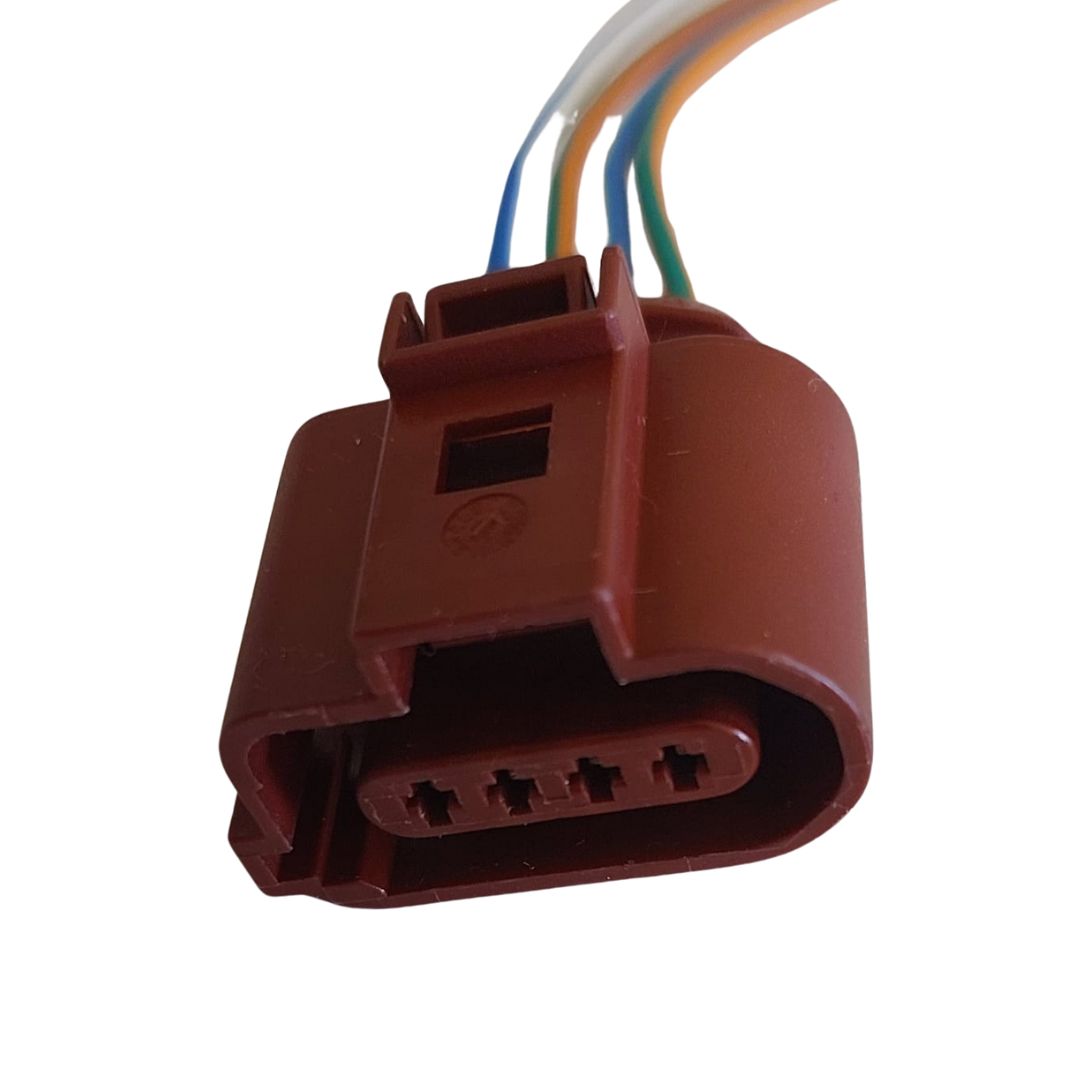 Conector Enchufe Sensor Oxigeno Volkswagen, Audi y más Hembra 4 Pines