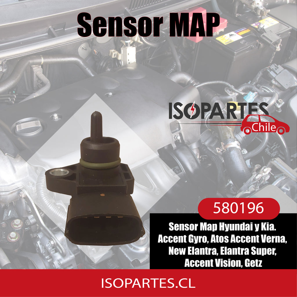 Sensor Map Accent, Getz, Elantra, Atos, Kia Y Hyundai