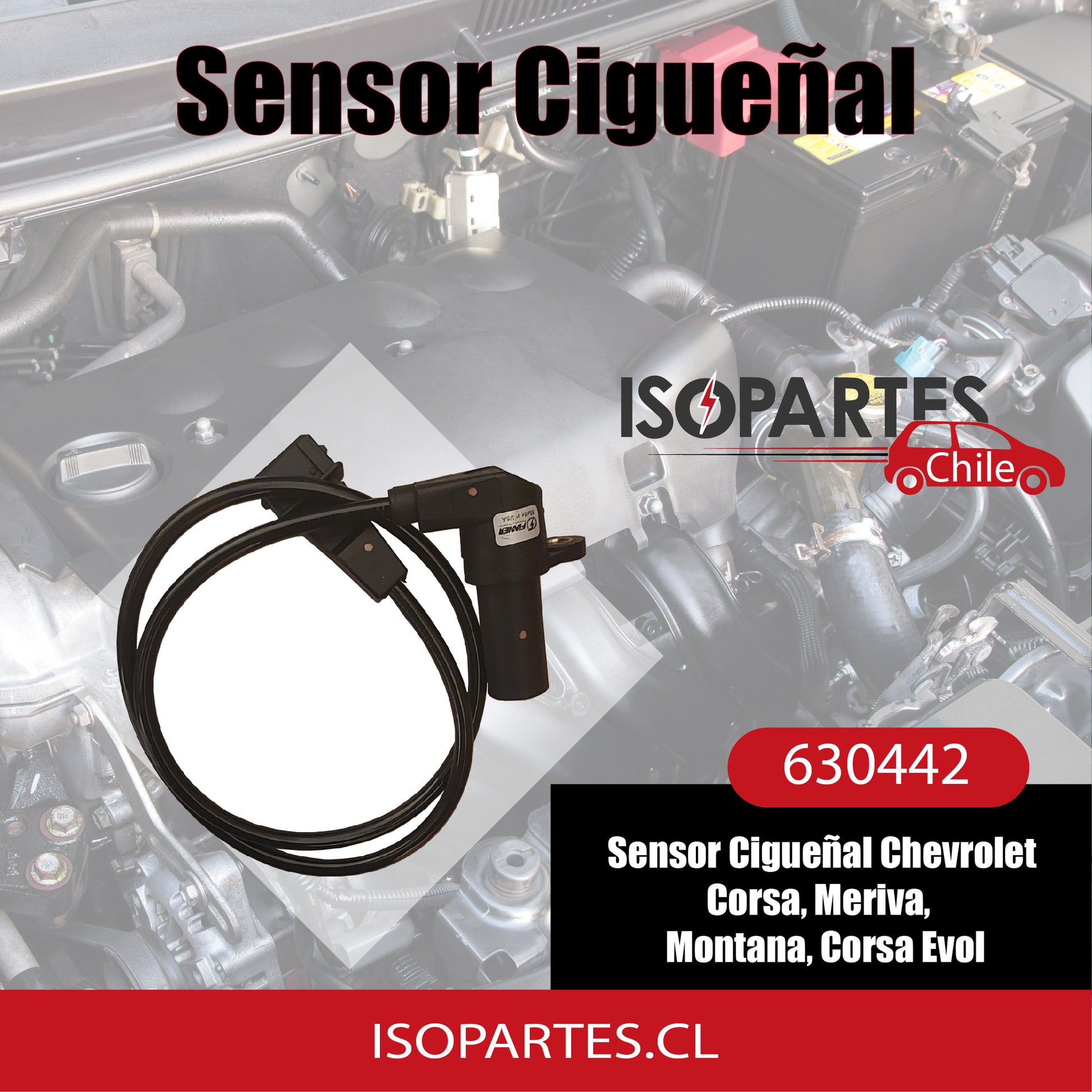 Crankshaft Sensor Chevrolet Corsa, Meriva, Montana