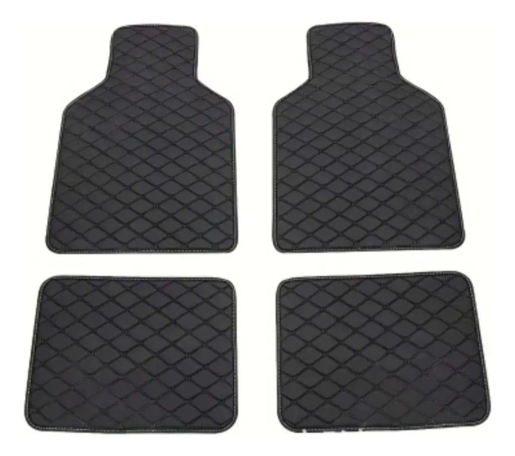 Alfombras Tapete Autos Cuero Sintético Accesorios De Lujo - Isopartes