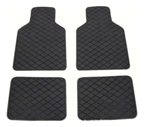 Alfombras Tapete Autos Cuero Sintético Accesorios De Lujo - Isopartes