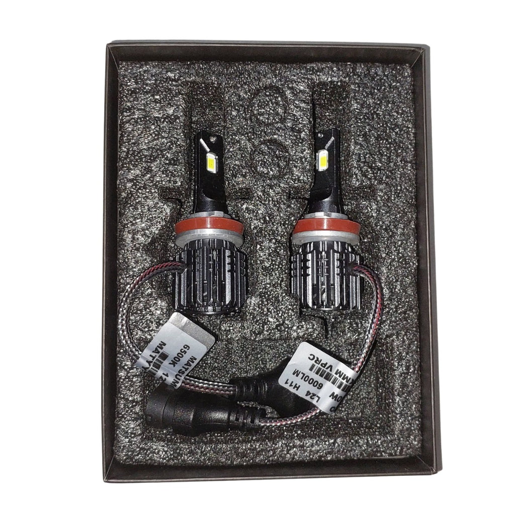 2 Ampolletas H8 y H11 Matsumoto +200% Super Led