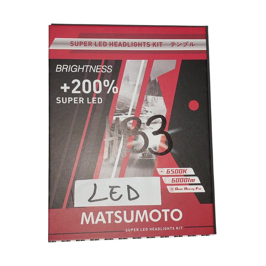 2 Ampolletas HB3 Matsumoto +200% Super Led