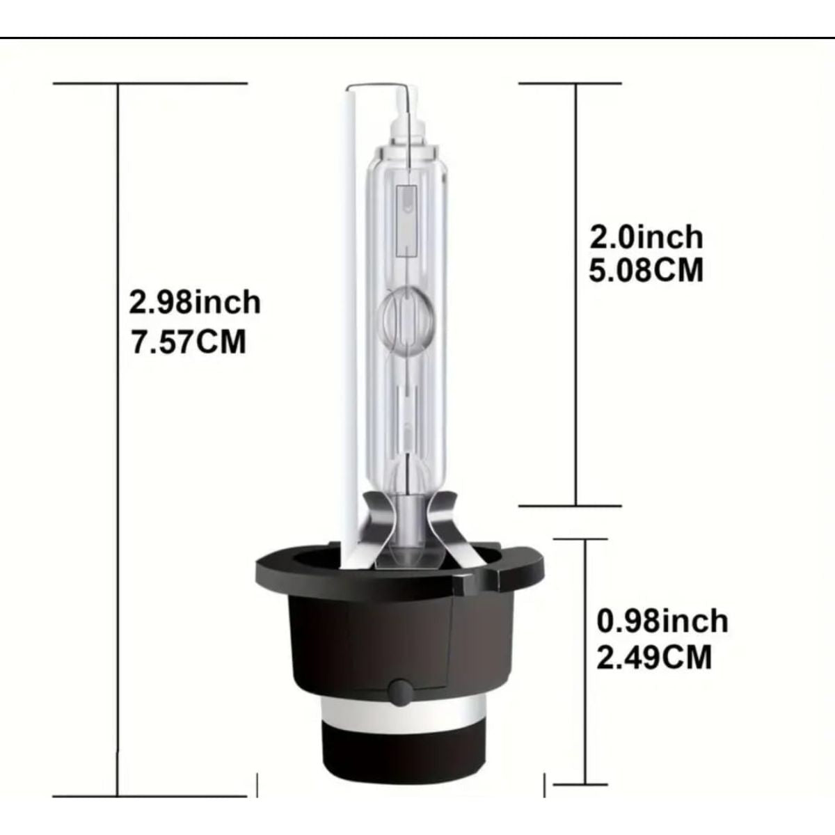 Ampolletas Xenón D2s 6000k Luz Blanca Fría De Alta