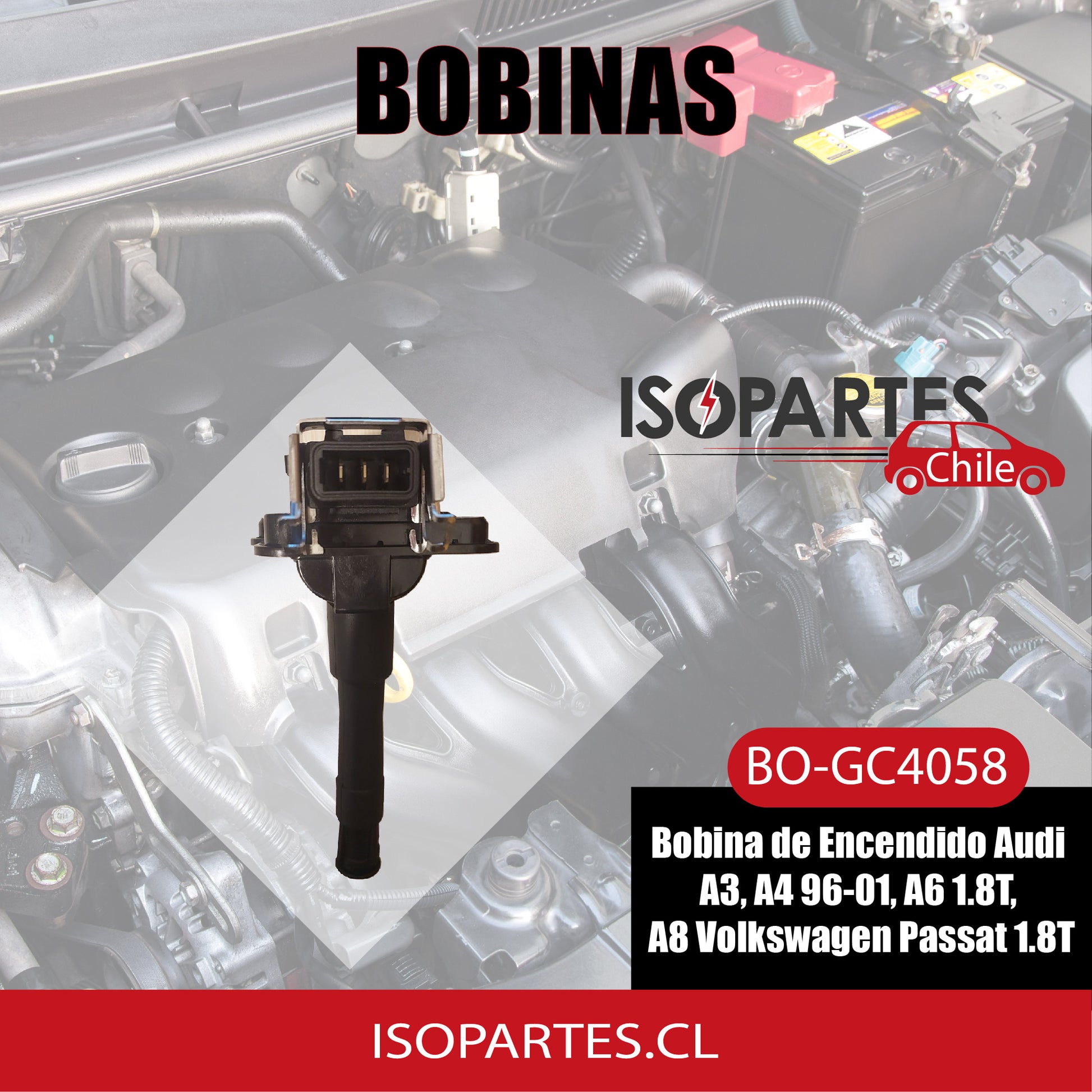Bobina De Encendido Audi A3, A4, A6 Y A8 Volkswagen Passat