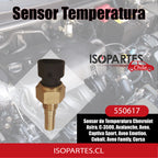 BULBO Sensor de Temperatura Chevrolet, Astra, Avalanche, Aveo  - Isopartes