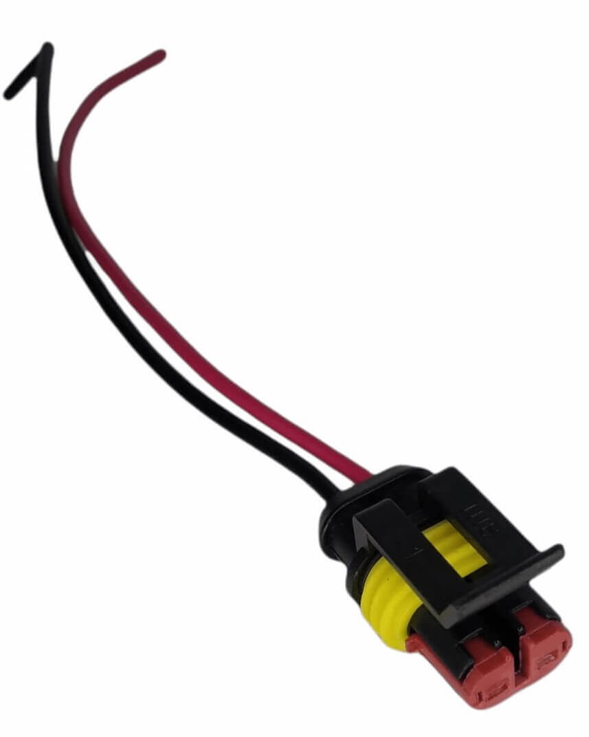 Conector Enchufe Válvula Retroceso, Bobina, Chevrolet, Corsa, Fiat y Otros. Faro Usos Múltiples.