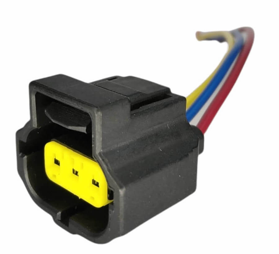 Conector Enchufe Regulador Alternador, Tps Ford, Fiesta, Focus, F-250, F-350, Ranger, Bobina Cherokee