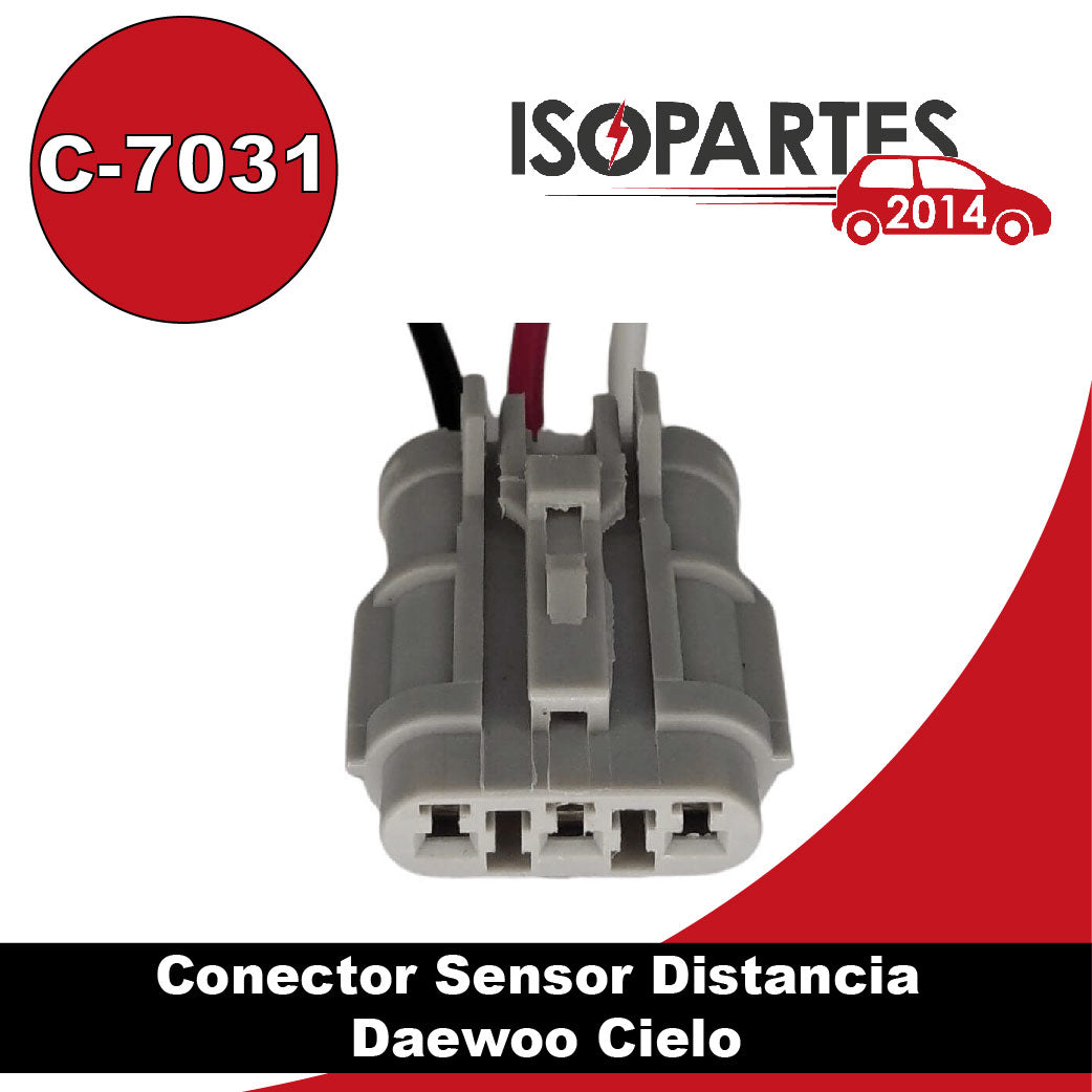 Conector Enchufe Bobina Hyundai Accent, Elantra, Sensor Distancia Cielo. 3 PINES