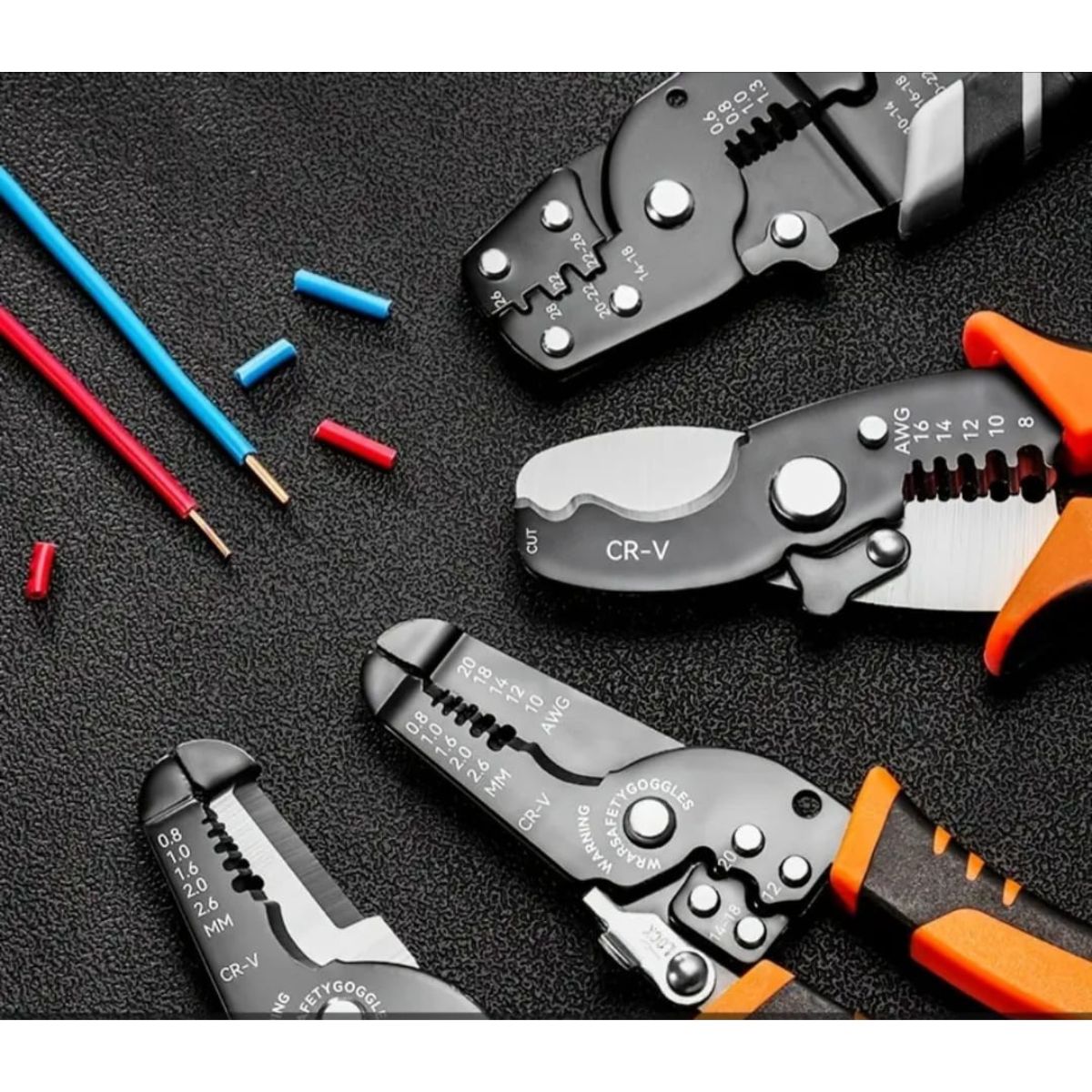 Cable Cutter, Automotive Wire Stripper Crimper