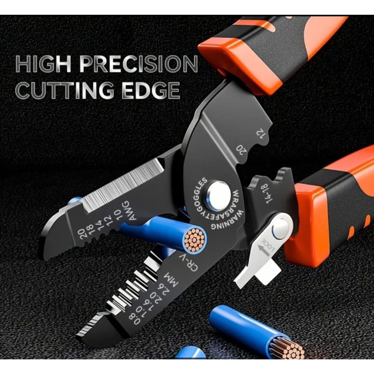 Cable Cutter, Automotive Wire Stripper Crimper