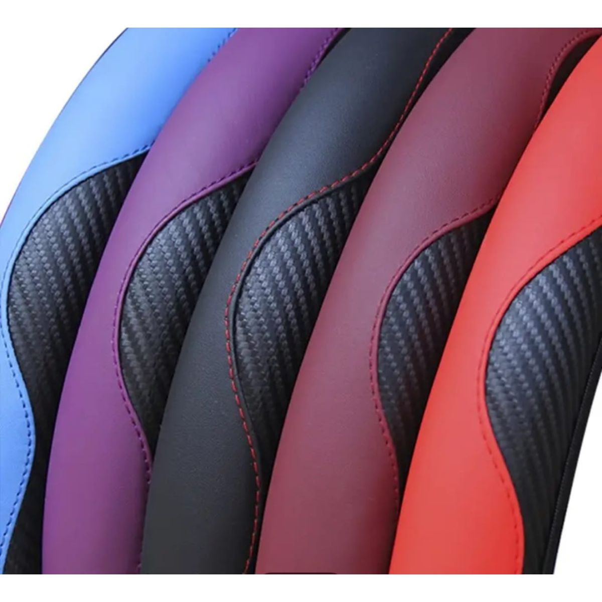 Breathable Non-Slip Synthetic Leather Steering Wheel Cover