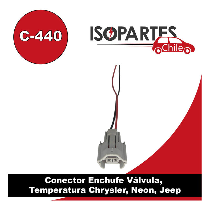 Conector Enchufe Inyector Válvula Temperatura Neon, Jeep, Mitsubishi, Toyota, Suzuki, Vitara, Kia, Hyundai Elantra, Atos, Subaru, Mazda, Nissan