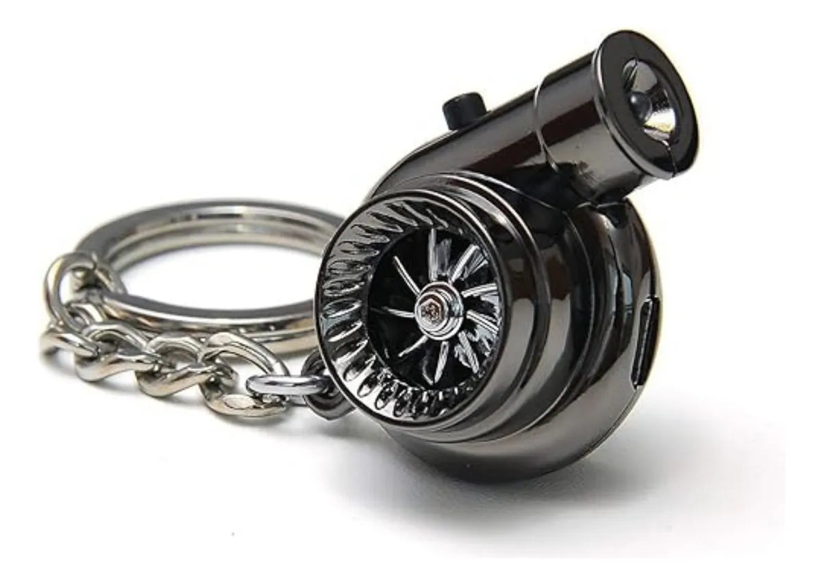 Turbo Tuning Pisteros Competition Metallic Auto Keychain