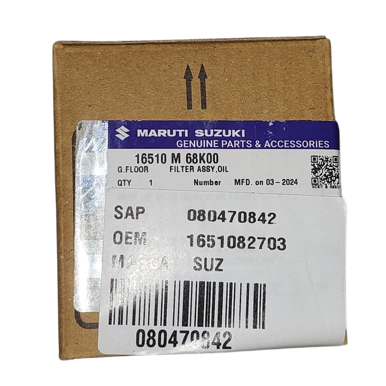 Filtro de Aceite W67/81 Maruti Suzuki