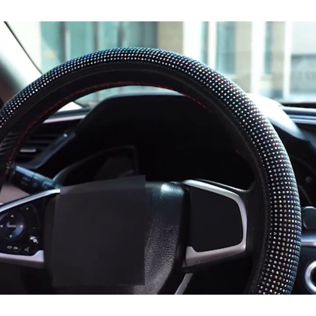 Luxury Glitter Car Steering Wheel Cover.