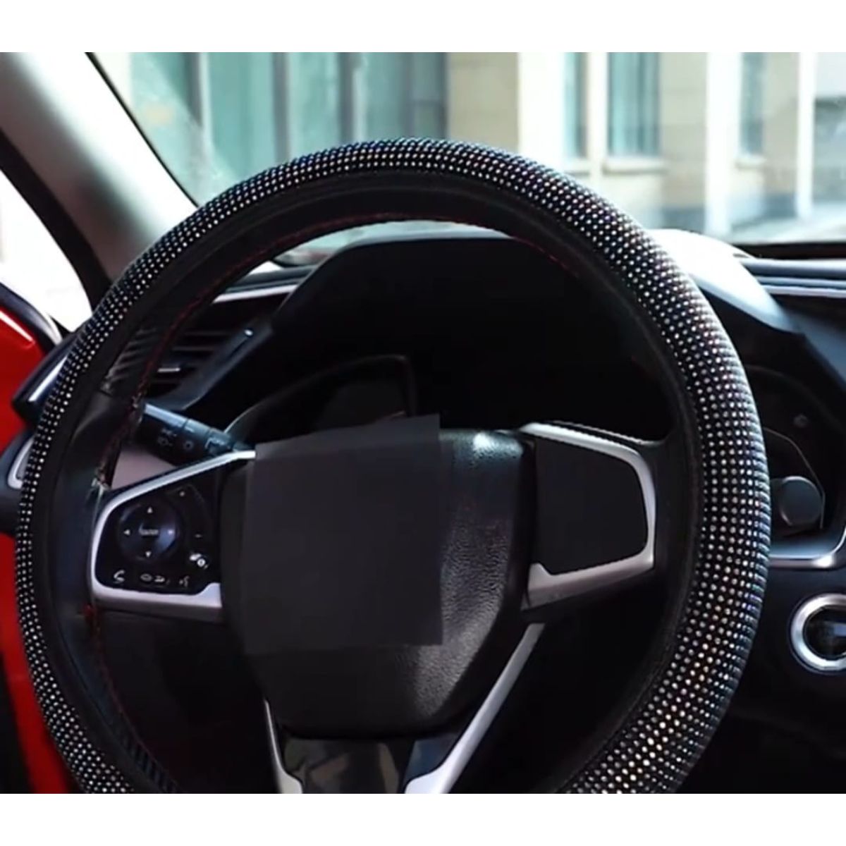Luxury Glitter Car Steering Wheel Cover.