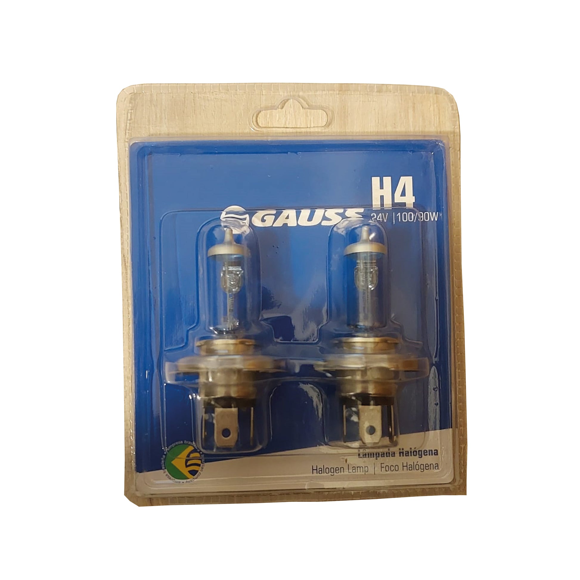 Kit De Ampolletas H4 Halógeno 24v 100/90w Super White