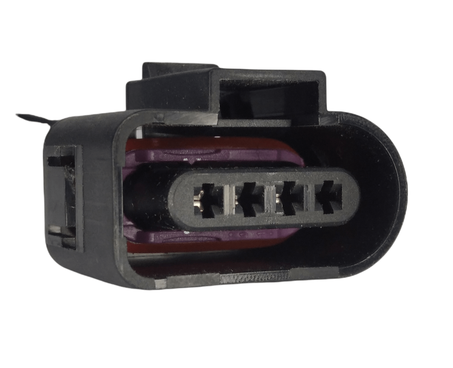 Kit 4 Conectores Enchufes Bobinas, Sensor de Oxigeno Volkswagen, Audi, Fox, SpaceFox, CrossFox, Bora, Polo, Amarok 4 Pines. - Isopartes
