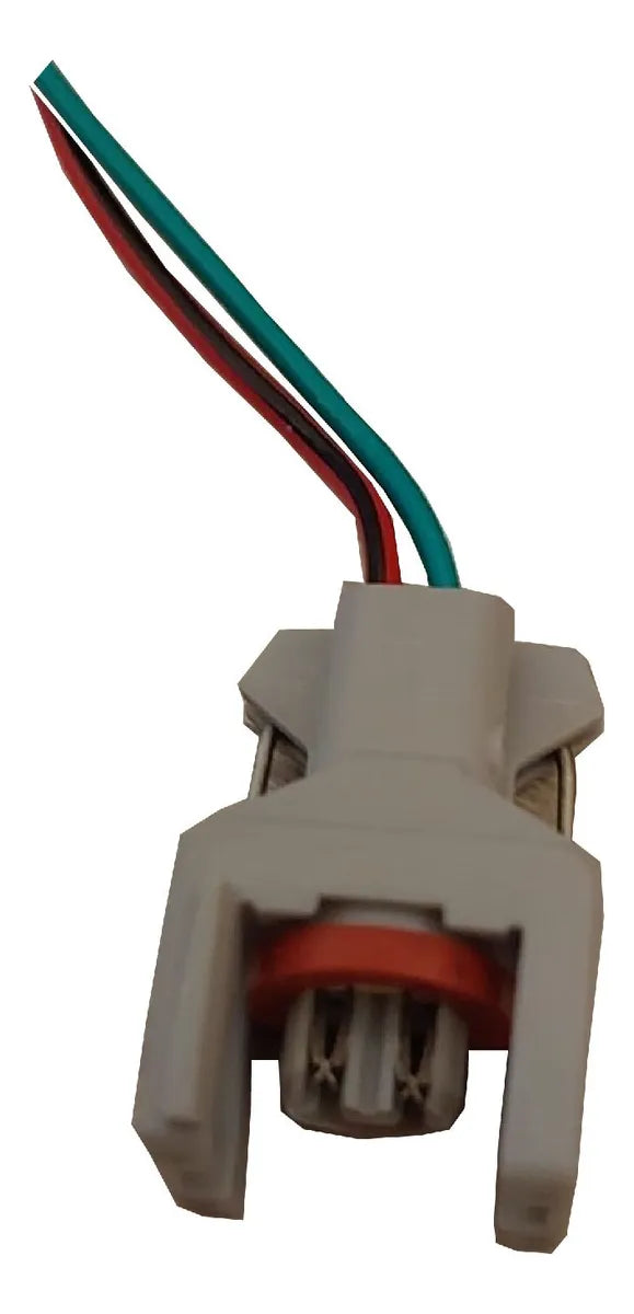 Kit 4 Conectores Enchufes Inyector Ssangyong Modelo Viejo, Hyundai, Jmc, Great Wall, Jac y Mercedes Benz, Maserati, Bmw. (Cable Grueso!). - Isopartes