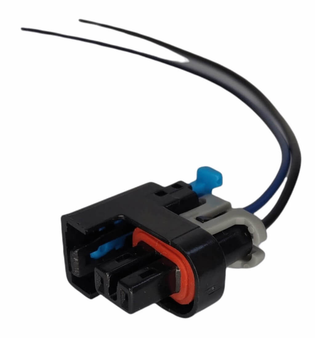 Kit 4 Conectores Enchufes Inyectores, Gm, Chevrolet, Aveo, Optra Tipo Delphi - Isopartes