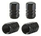Kit 4 Tapa Válvula Autos, Motos Neumático Aluminio Hexagonal - Isopartes