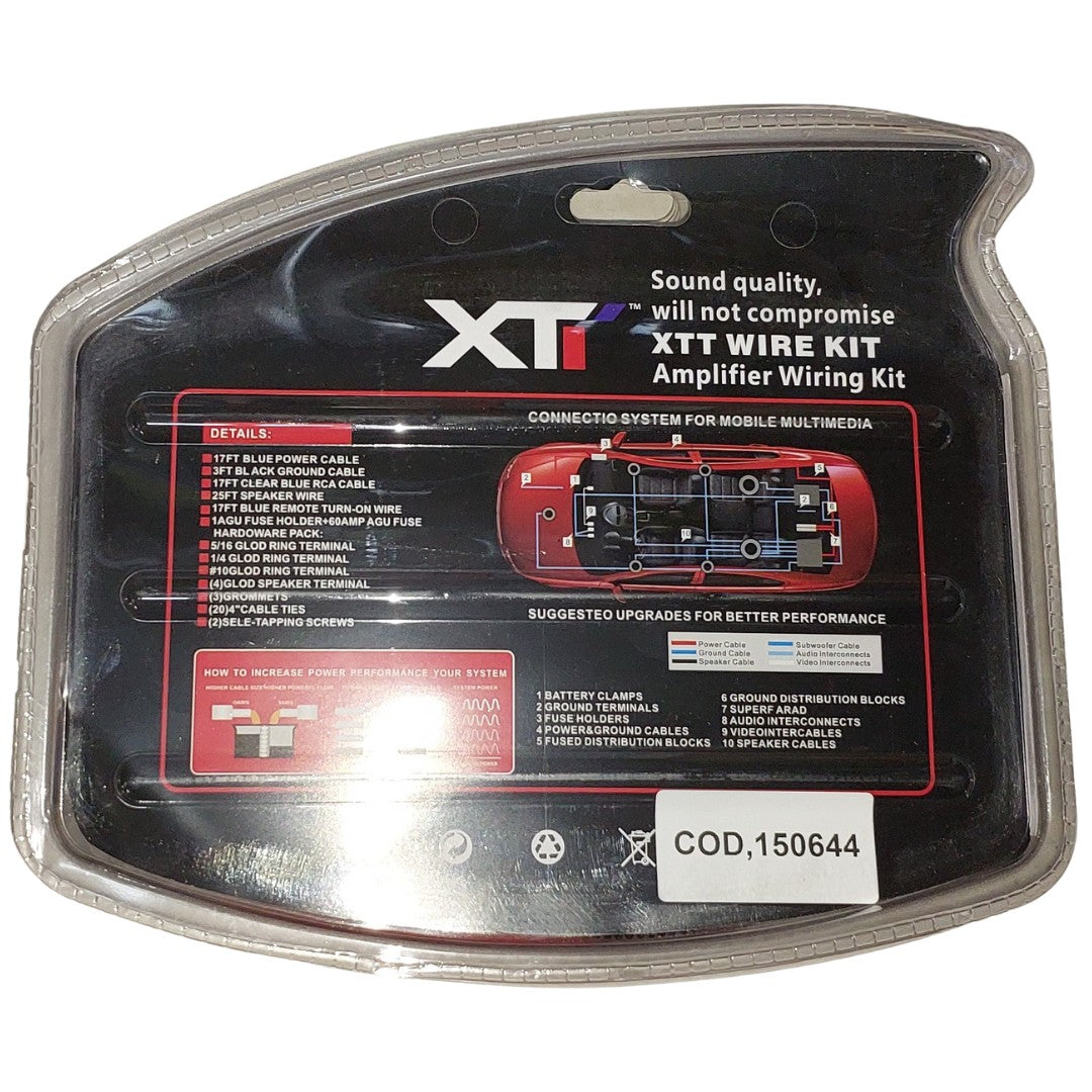 Kit de Cableado Amplificador de Sonidos XT