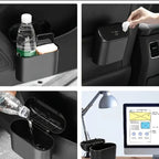 Mini cubo de basura para autos tapa a prueba de fugas, Organiza y almacena - Isopartes
