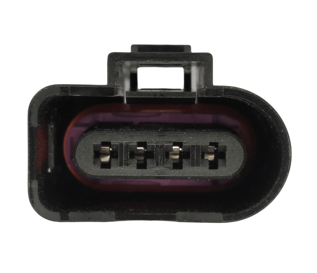 Kit 4 Conectores Enchufes Bobinas, Sensor de Oxigeno Volkswagen, Audi, Fox, SpaceFox, CrossFox, Bora, Polo, Amarok 4 Pines.
