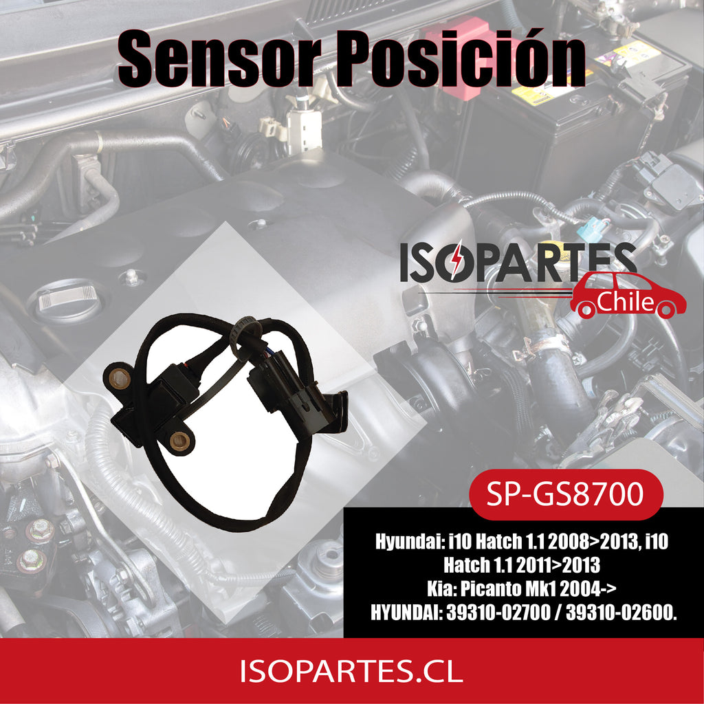 Sensor De Posición De Árbol De Levas Hyundai I10 Hatch, Atos