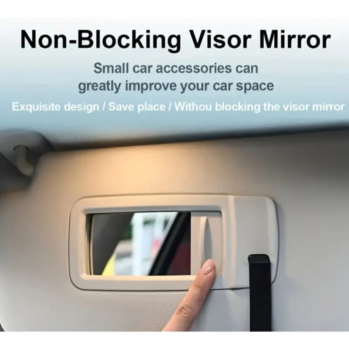 Fashion Car Visor Glasses Holder with Rhinestones and Ticket Clip - Car Interior Accessory.