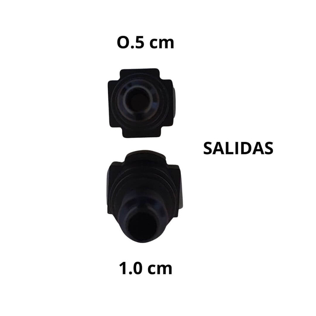 Conector Acople Rápido Recto Hembra Mangueras Combustible Universal Bencina y otros Combustibles 1.0cm