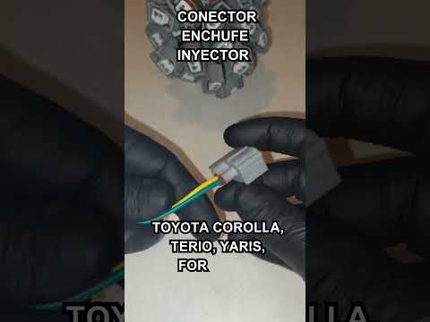 Kit 4 Conectores Enchufes Inyector Toyota Corolla, Terio, Yaris, Fortuner, Mitsubishi, L200