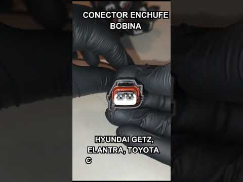 Conector Enchufe Bobina Hyundai Getz, Elantra, Toyota Chevrolet Optra Negro. (A)