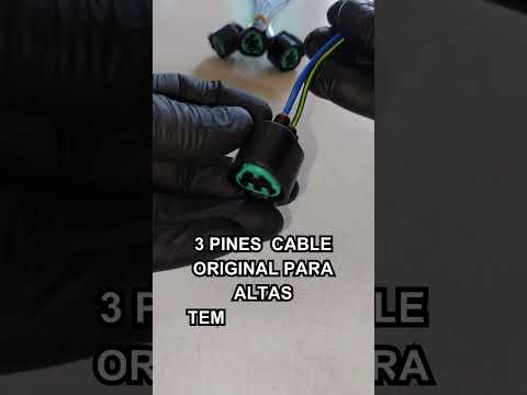 Conector Enchufe Bobinas, Sensores, Faros, Hyundai, Kia, Mitsubishi, Atos y mas 3 Pines.